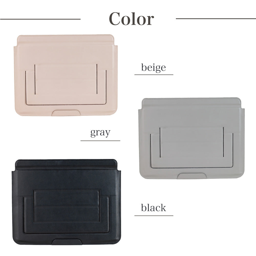 Smaly  2WAY パソコンケース MacBook 13インチ 14インチ 放熱設計 ノートパソコン カバー PCスタンド 薄型 スタンド機能 軽量 おしゃれ パソコンバッグ PCケース PC保護バッグ Surface マックブック 持ち運び スマリー