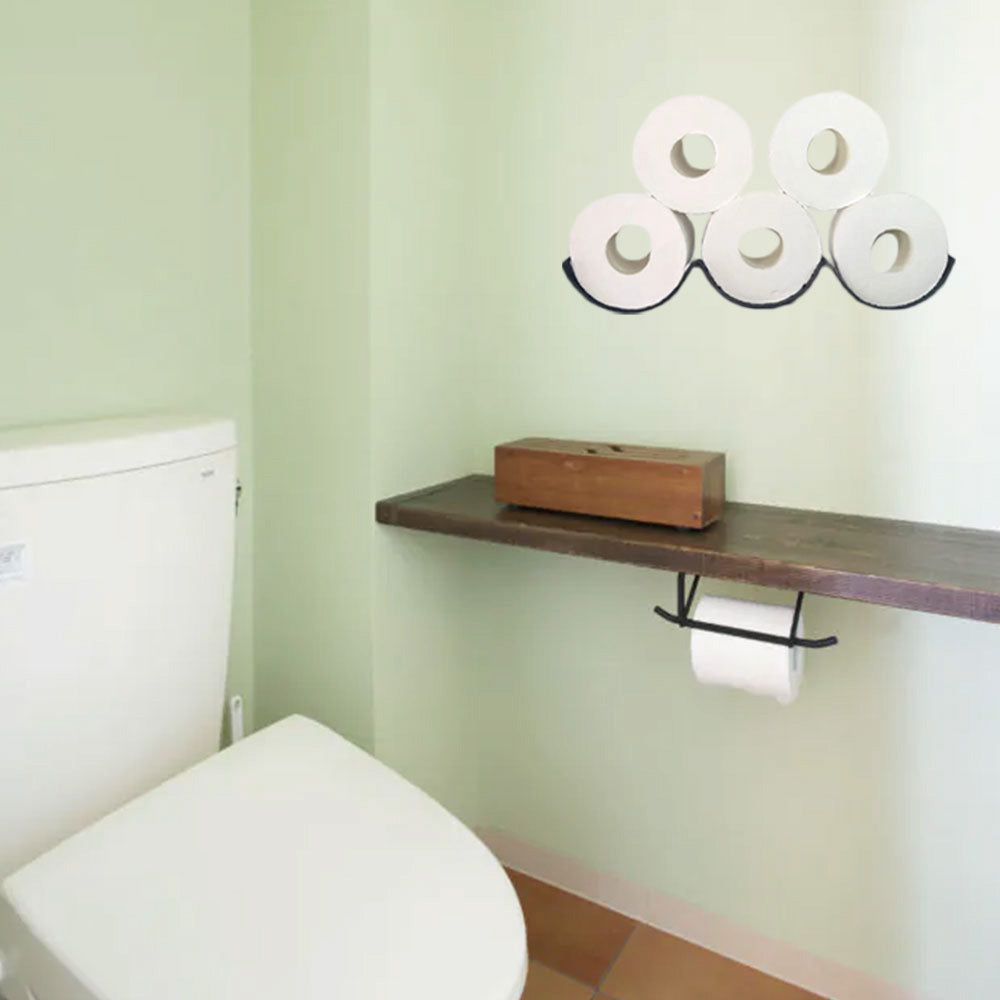 トイレットペーパー ストッカー トイレットペーパー 収納 トイレットペーパーホルダー 雲形ペーパーホルダー クラウドストッカー アンティーク おしゃれ DIY 壁面収納 壁 トイレ アイアン スタイリッシュ 北欧
