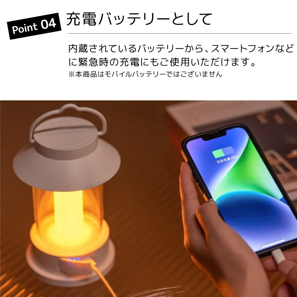 LED ランタン usb充電式 モバイルバッテリー機能 260時間点灯 防水機能 3色調光機能 無段階調光 キャンプ ライト 懐中電灯 アウトドア ベランピング テント 防災 グッズ 非常灯 釣り おしゃれ