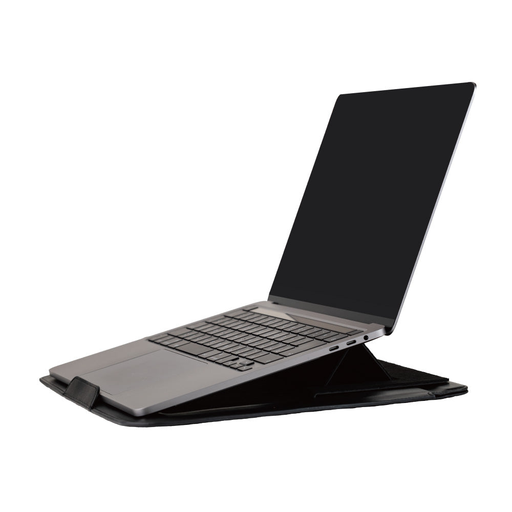 Smaly  2WAY パソコンケース MacBook 13インチ 14インチ 放熱設計 ノートパソコン カバー PCスタンド 薄型 スタンド機能 軽量 おしゃれ パソコンバッグ PCケース PC保護バッグ Surface マックブック 持ち運び スマリー