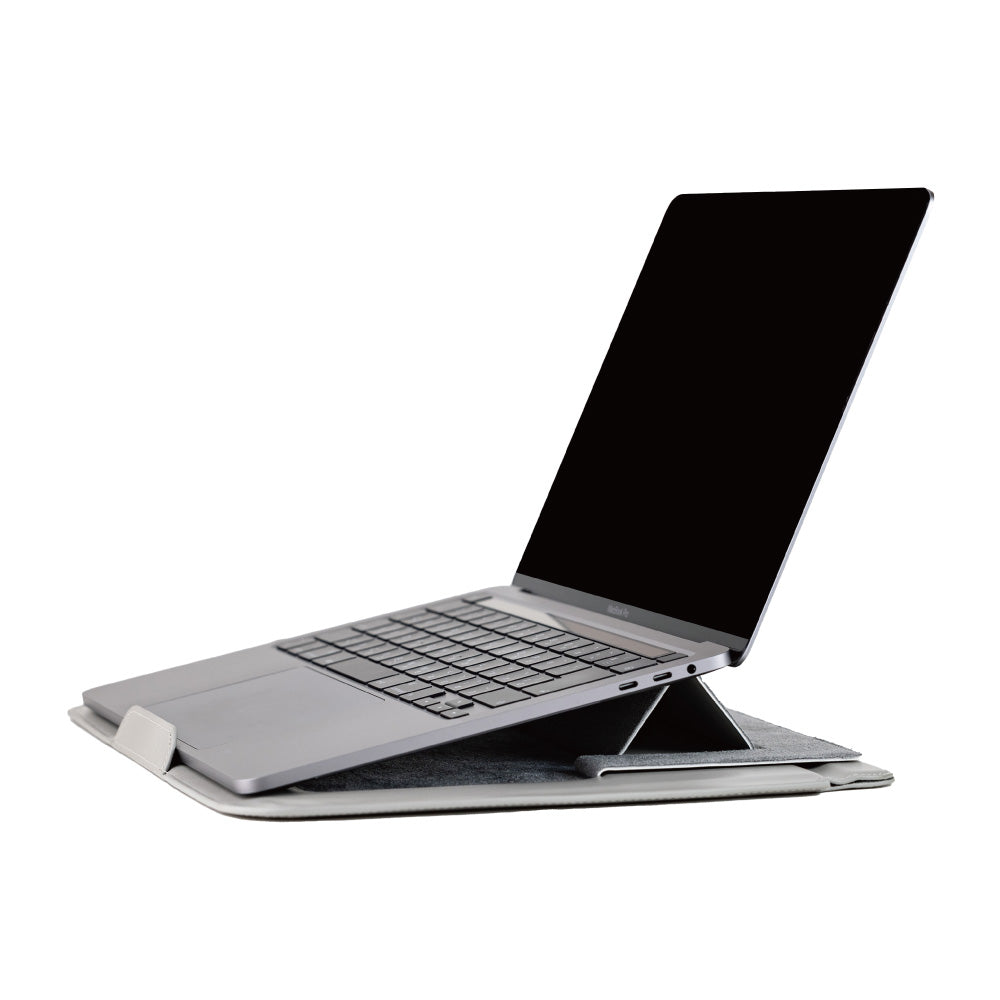 Smaly  2WAY パソコンケース MacBook 13インチ 14インチ 放熱設計 ノートパソコン カバー PCスタンド 薄型 スタンド機能 軽量 おしゃれ パソコンバッグ PCケース PC保護バッグ Surface マックブック 持ち運び スマリー