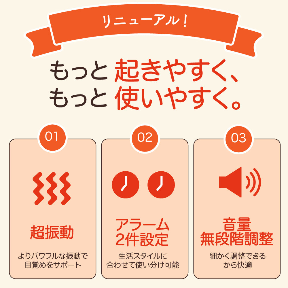目覚まし時計 振動 強力 大音量 アラームクロック 目覚まし おしゃれ 光 デジタル 時計 バイブレーション タイマー 小型 アラーム 置き時計 起きれる 子供 ライト 卓上 めざまし プレゼント