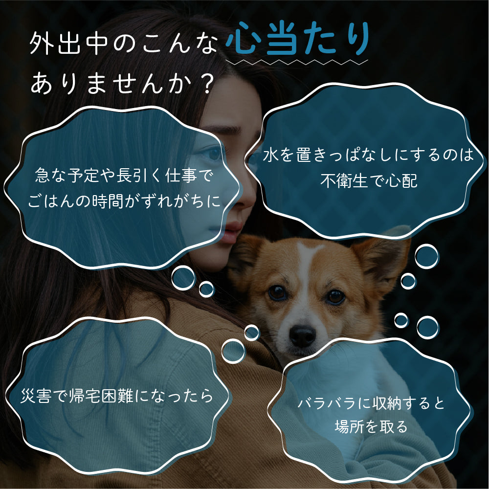 【ペット用】 自動給餌器＆給水器