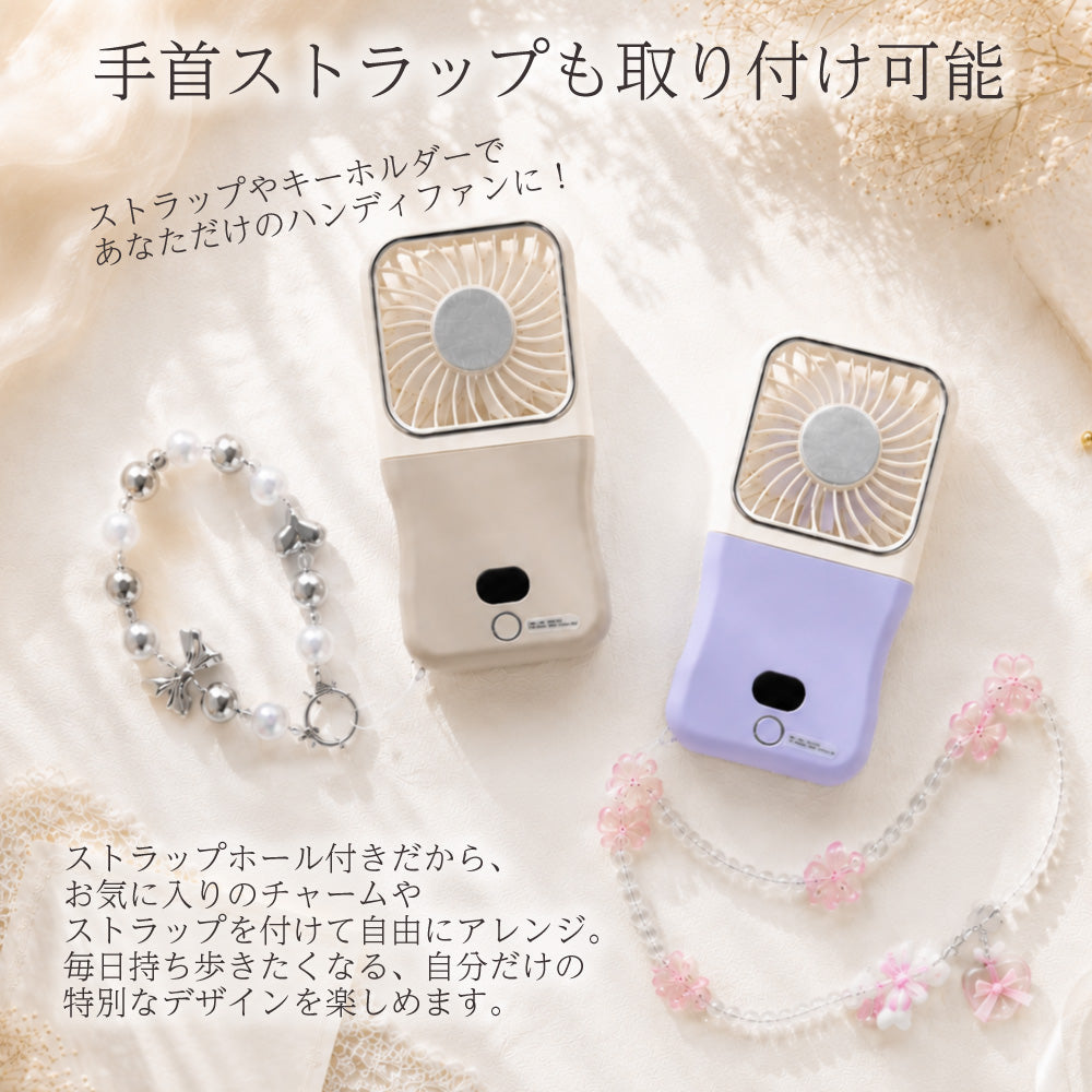 5way 冷却プレート付き アイス ハンディファン 2026 モバイルバッテリー機能 ミラー付き スマート 手持ち 首かけ 卓上扇風機 ハンディーファン 小型 コンパクト スマホスタンド スマホ充電 カワイイ おしゃれ 冷却 冷たい