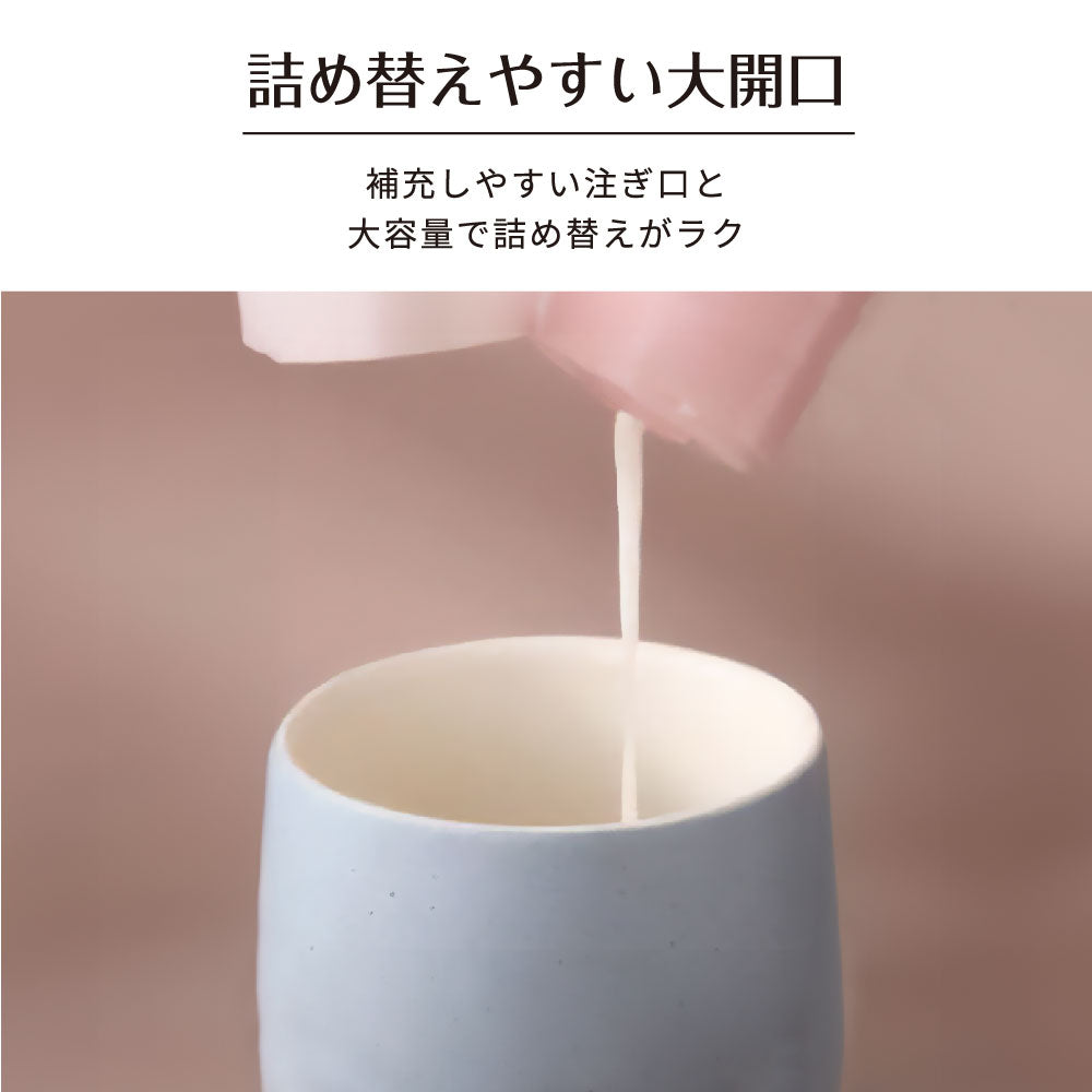 ソープディスペンサー ハンドソープボトル 手動 押しタイプ ポンプ式