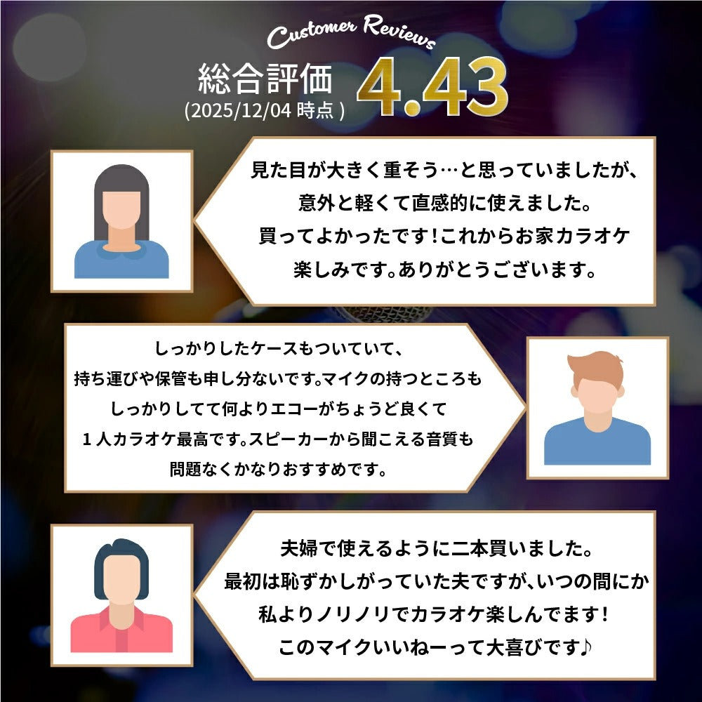 総合評価4.43獲得。