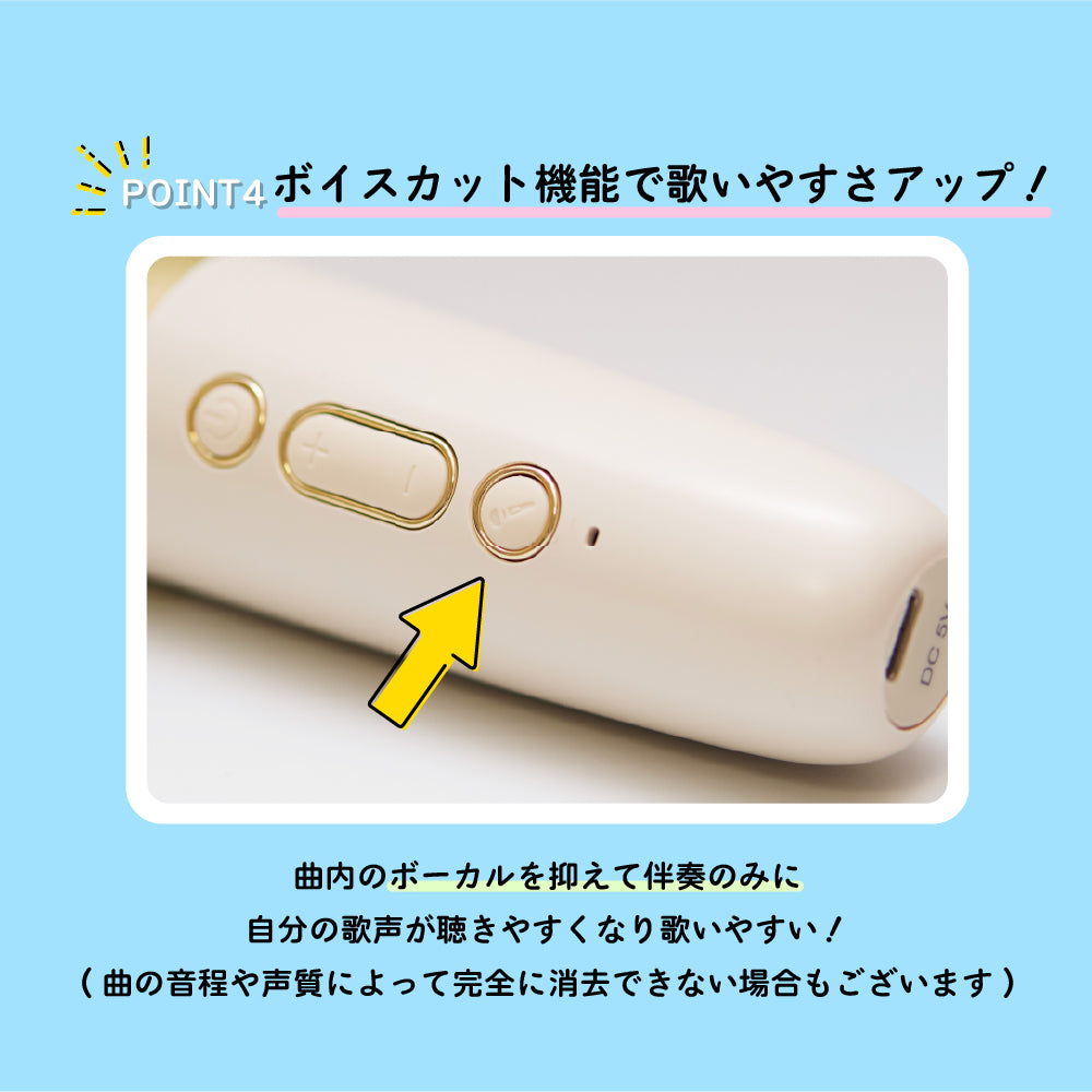 マイク2本付き】家庭用ミニカラオケセット｜Bluetoothでスマホ接続