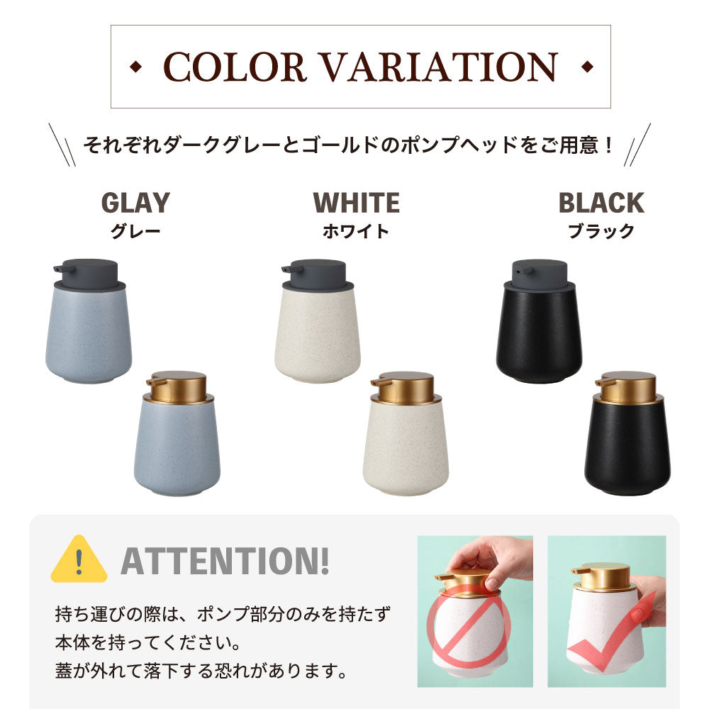 ソープディスペンサー ハンドソープボトル 手動 押しタイプ ポンプ式