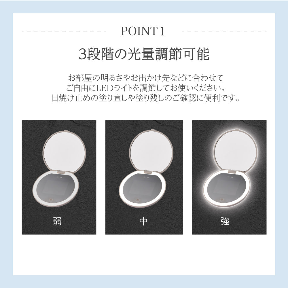 美人百花MAQUIA掲載】日焼け止め塗り残しチェック UVミラー – Smaly