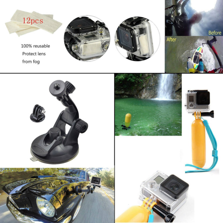 gopro アクセサリー マウント 26点セット ゴープロ gopro hero7 8 9 10 11 対応 black アクセサリー セット GOPRO HERO 自撮り棒 セルフィースティック ゴープロ 対応 アクションカメラ 三脚 スマホホルダー