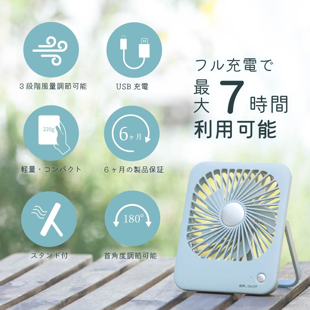 MINI DESK FAN ミニデスクファン