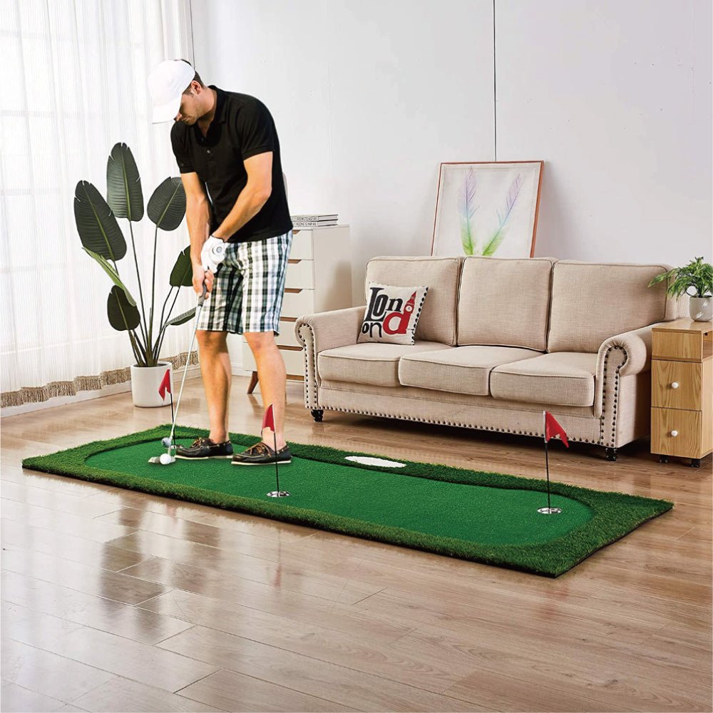 超BIG パターマット 3m ゴルフマット 300×100cm 人工芝 未使用品 Smaly公式】超BIG パターマット 3m パター練習 アプローチ練習