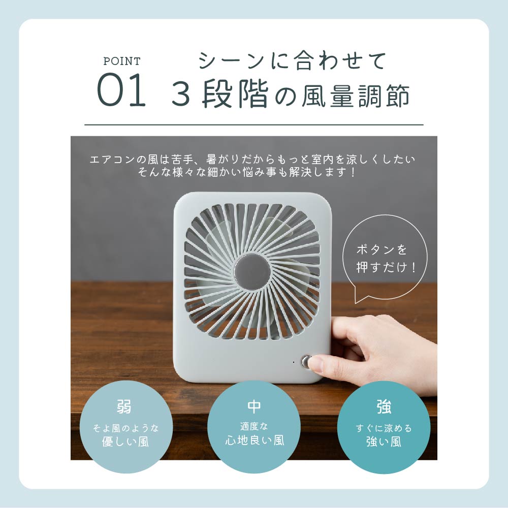 MINI DESK FAN ミニデスクファン
