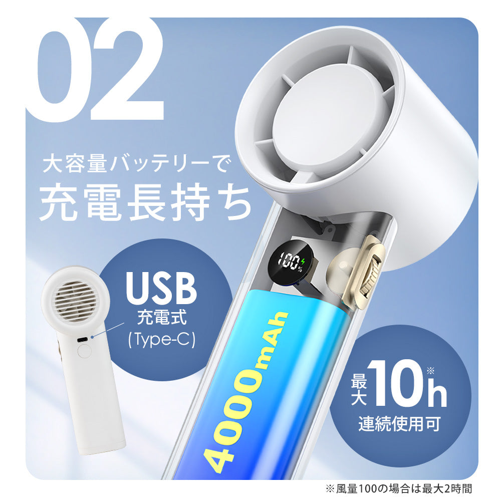 超風量 HANDY FAN ハンディファン