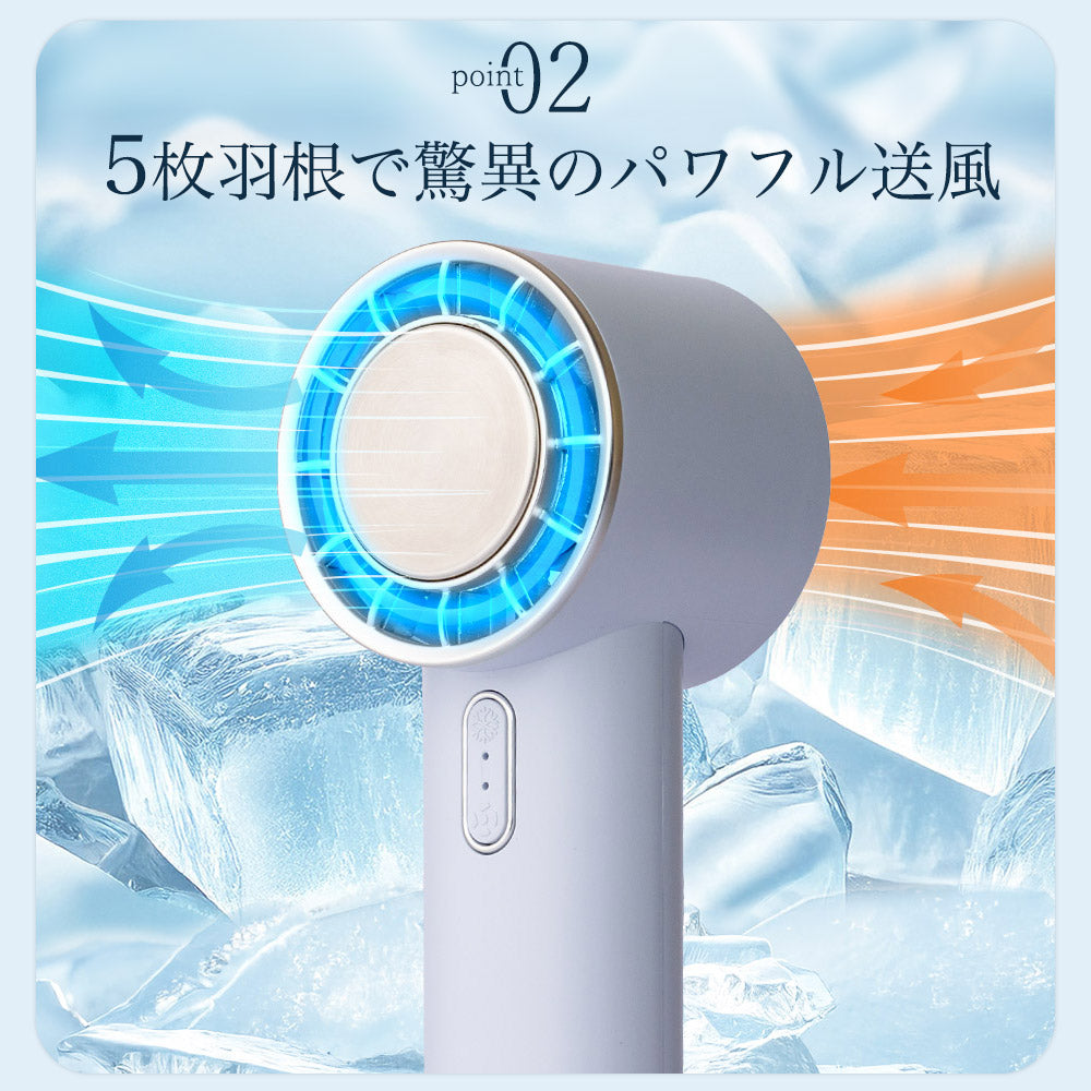 2025年モデル】Smaly アイスハンディファン 冷却プレート 手持ち